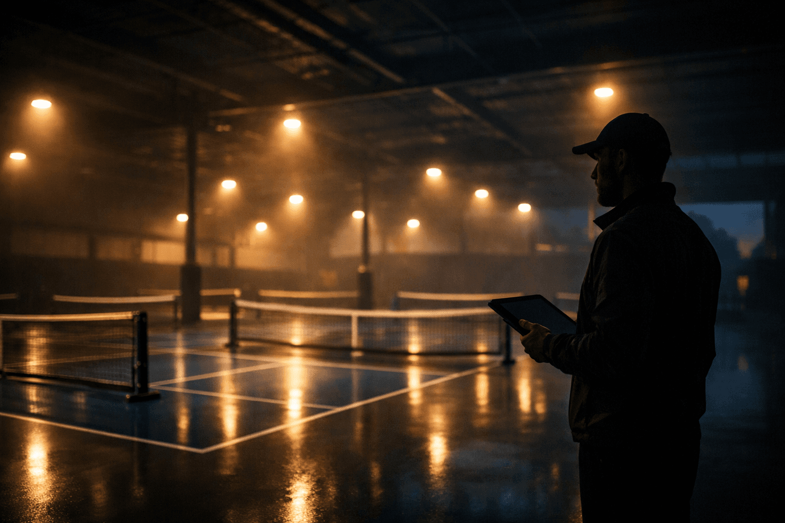 Sports facility courts ready for booking
